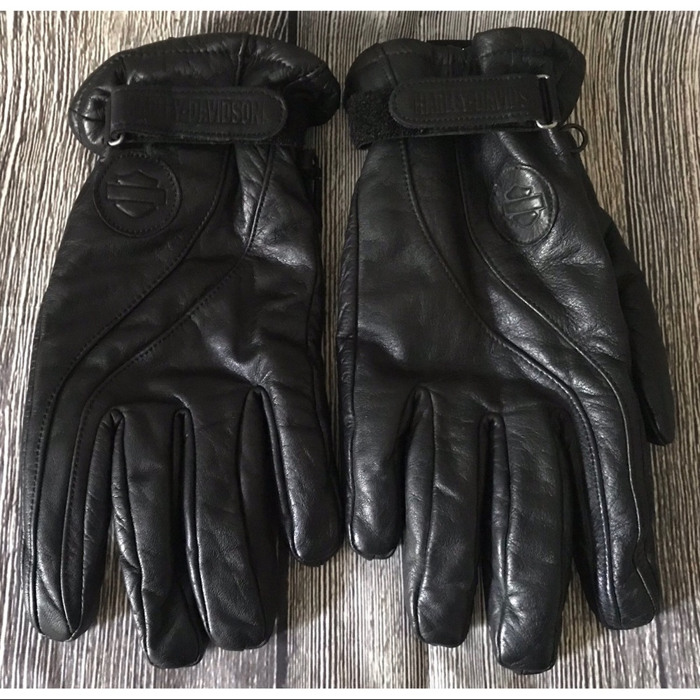 Harley Davidson Motorcycles Goretex Leather Gloves